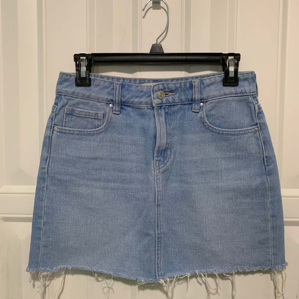 PacSun Blue A-Line Mini Skirt Casual